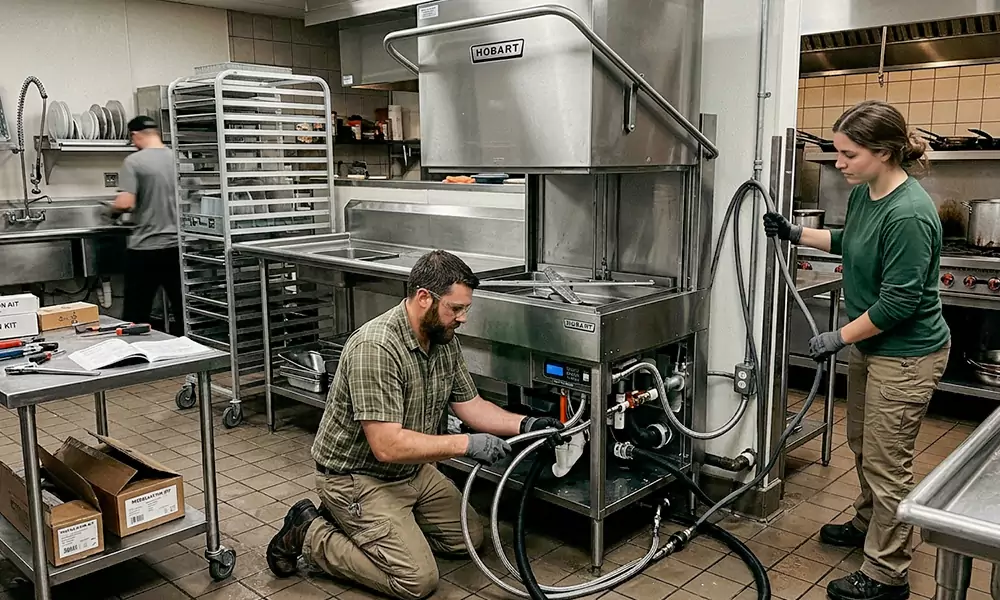 Commercial Dishwasher Installation in Chicopee, MA