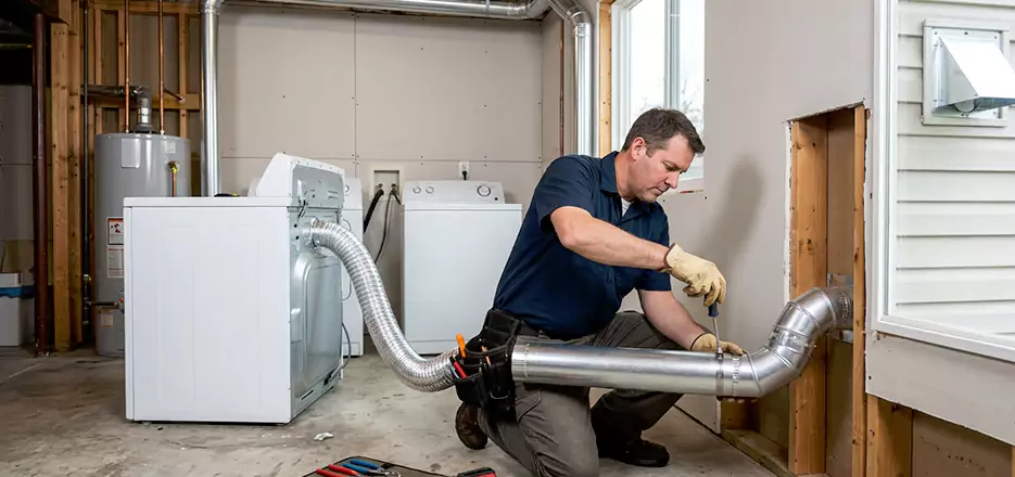 Recessed Dryer Vent Installation Chicopee